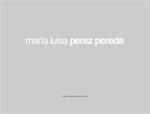 Tablet Screenshot of marialuisaperezpereda.com